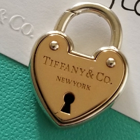 Tiffany & Co. Jewelry - Tiffany & Co 18kt Gold and Silver Heart Arc Lock
